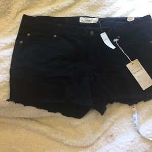Torrid black sexy shorts